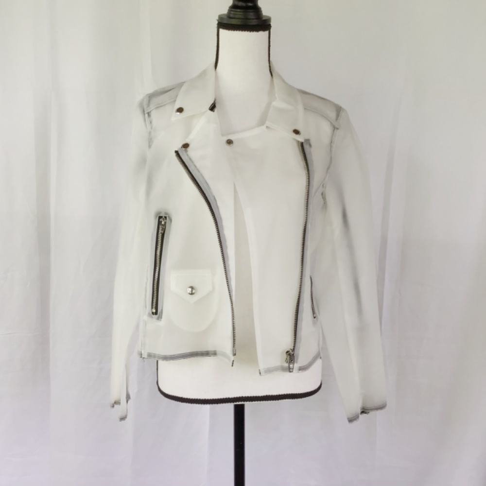 π₯SOLDπ₯ BlankNYC Plastic Moto Jacket - Picture 14 of 16